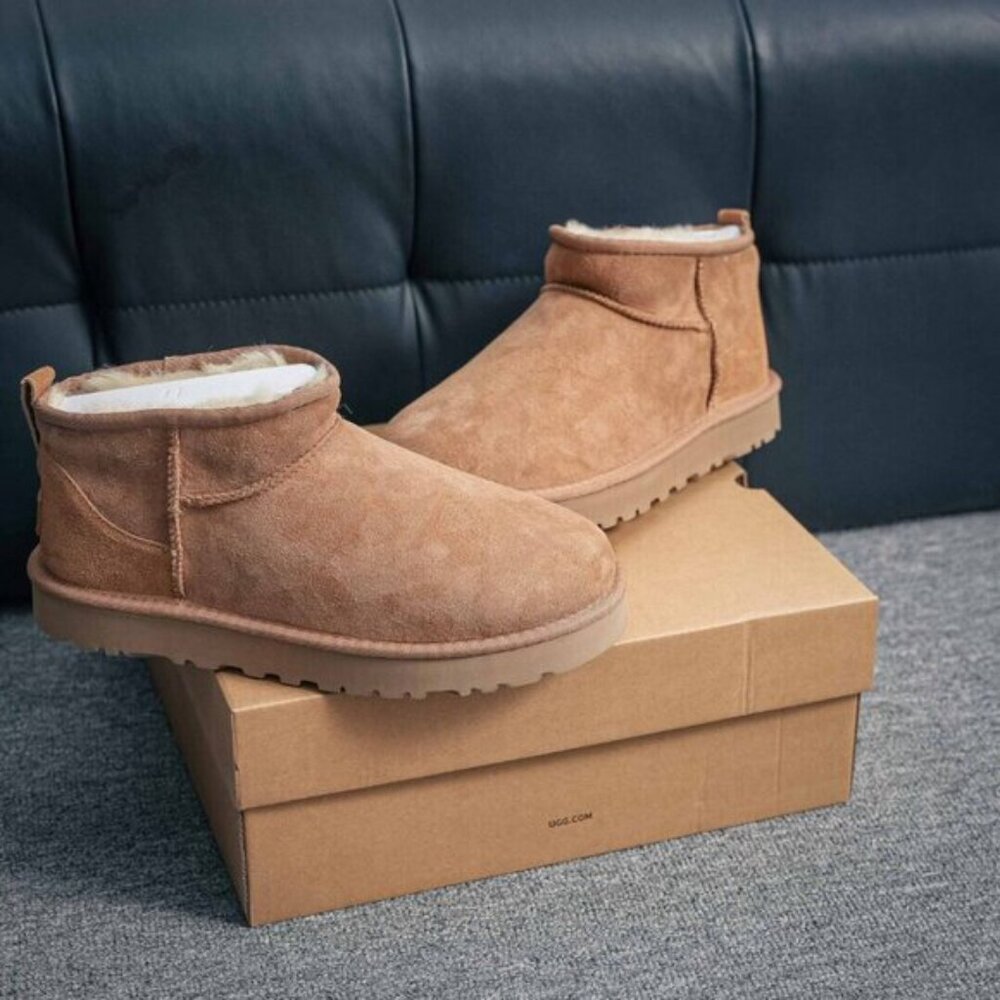 UGG Tan Ankle Boots - Picture 3 of 6